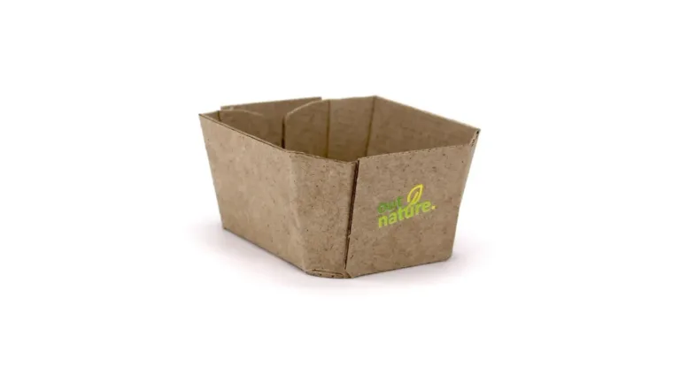 Obst- und Gemüseschale mit dreimal E-Welle auf Basis der Silphie Pflanze - OutNature